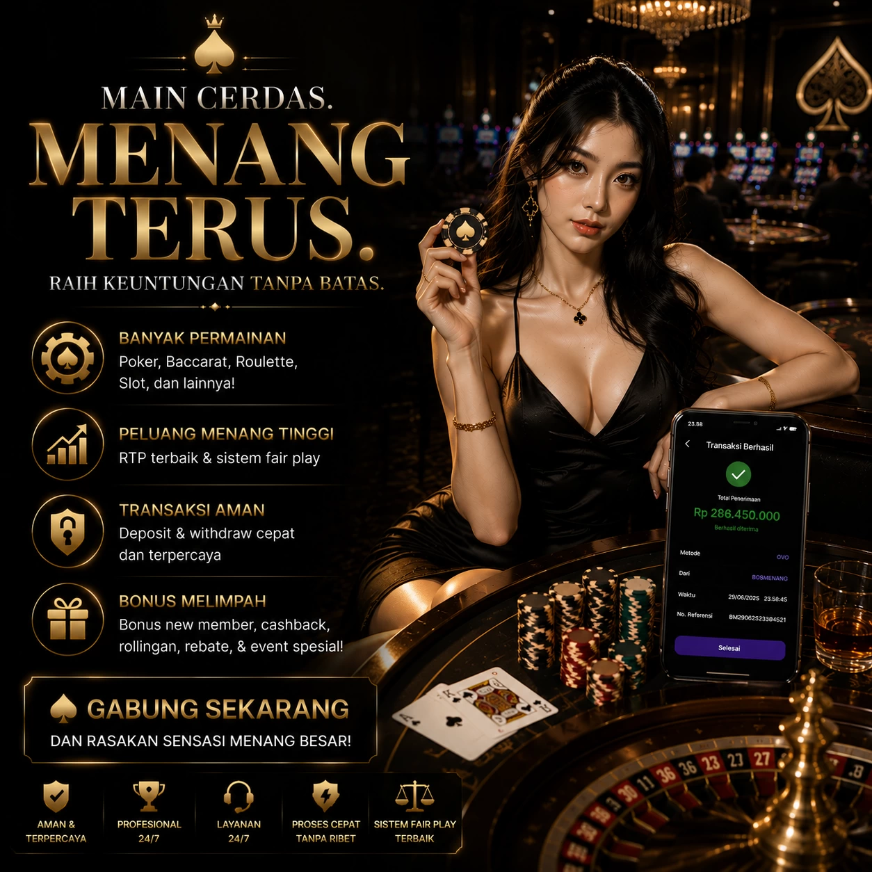 Imagem promocional da 55luck mostrando a plataforma e suas vantagens